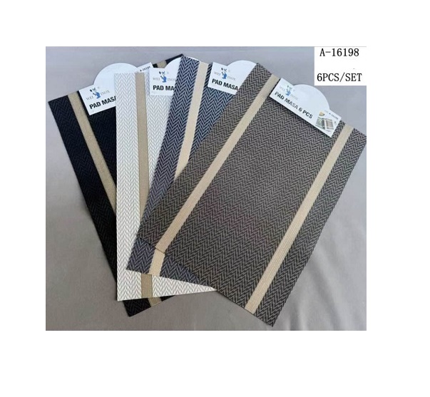 PAD MASA 6PCS 30X45CM PVC WEI A-16198 