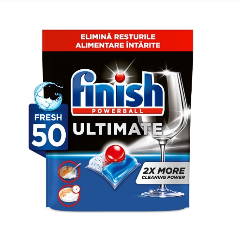 Detergent capsule pentru masina de spalat vase Finish All in 1 Ultimate 50 spalari