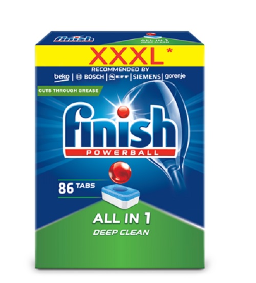 Detergent Capsule Masina de Spalat Vase Finish All in One 86 bucati
