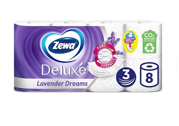 Hartie igienica Zewa Lavander Dreams 3 straturi 8 role