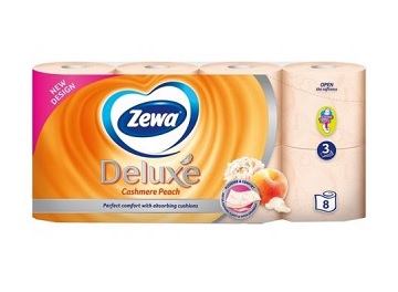Hartie igienica Zewa Cashmere Peach 3 straturi 8 role