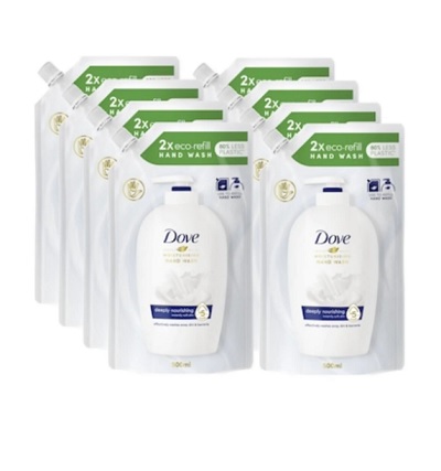 Pachet 8 X Rezerva Sapun Lichid Dove Original, 8 X  500 ml