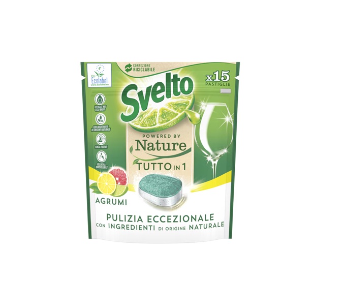 Detergent Vase Capsule Citrice 15 Buc Svelto
