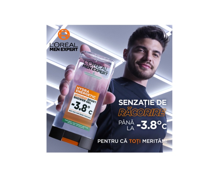 Gel de dus L'Oreal Men EXPERT HYDRA ENERGETIC 400ml
