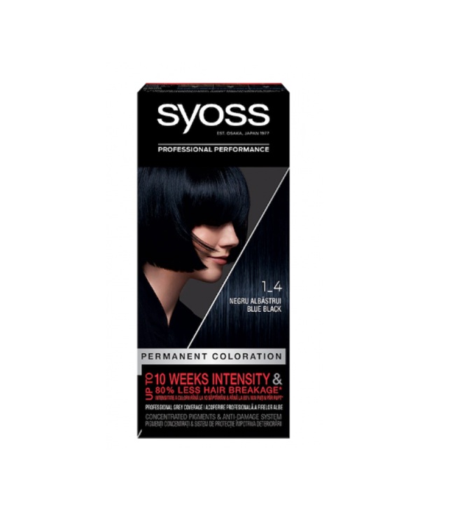 Vopsea Par PROFESSIONAL Syoss 1 4 BLUE BLACK