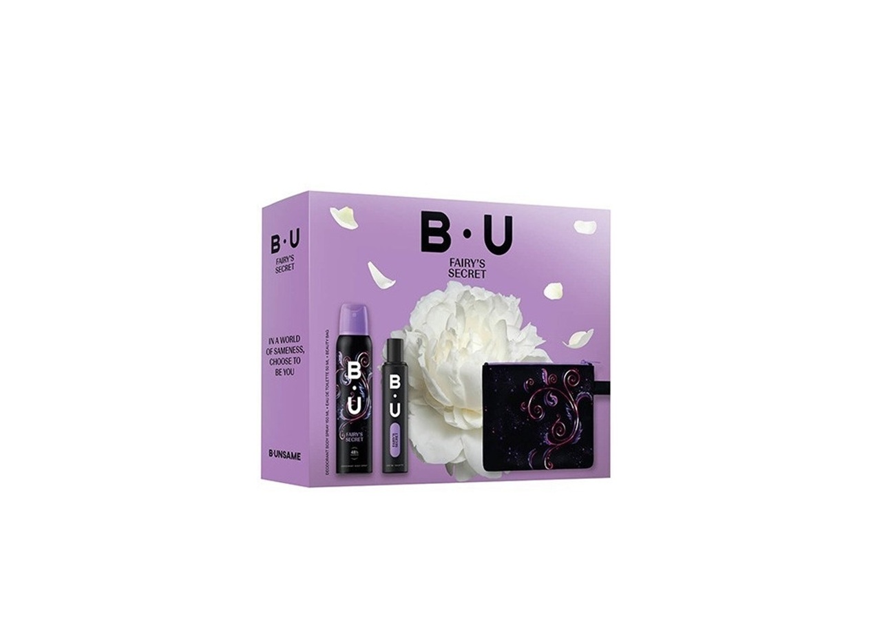 BU Casetă Cadou ( EDT 50ml  + Deo 150ml  + Cosmetic  Bag )  Fairy's Secret