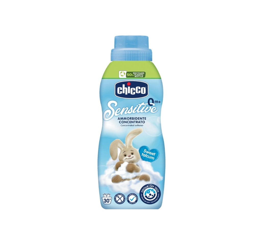 CHICCO BALSAM RUFE 750ML SENSITIVE SKIN SWEET TALCUM 30 SPALARI 