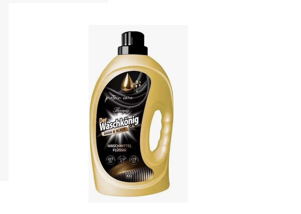 DER WASCHKONIG DETERGENT LICHID 3L DARK BLACK 100SP 