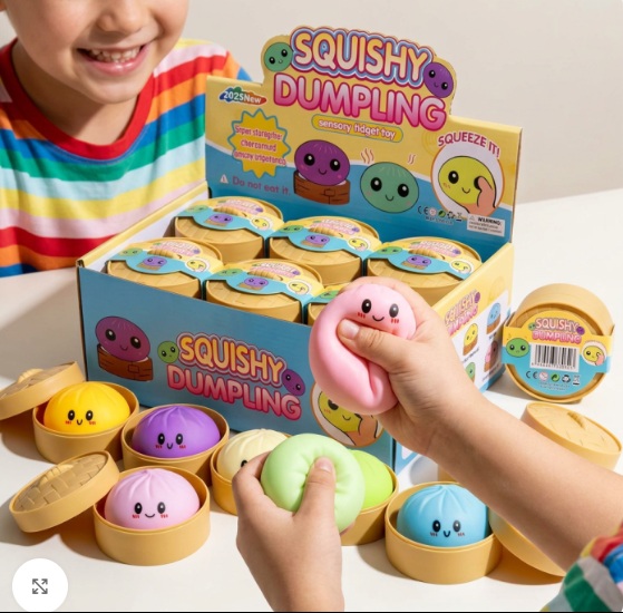 Jucarie Anti-Stre Squishy Dumpling Antistres Mistery Box Clino