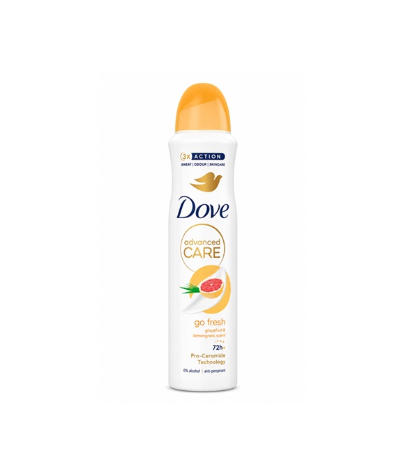 DOVE ANTIPERSPIRANT DEO 250ML ADVANCED GRAPEFRUIT LEMONGRASS