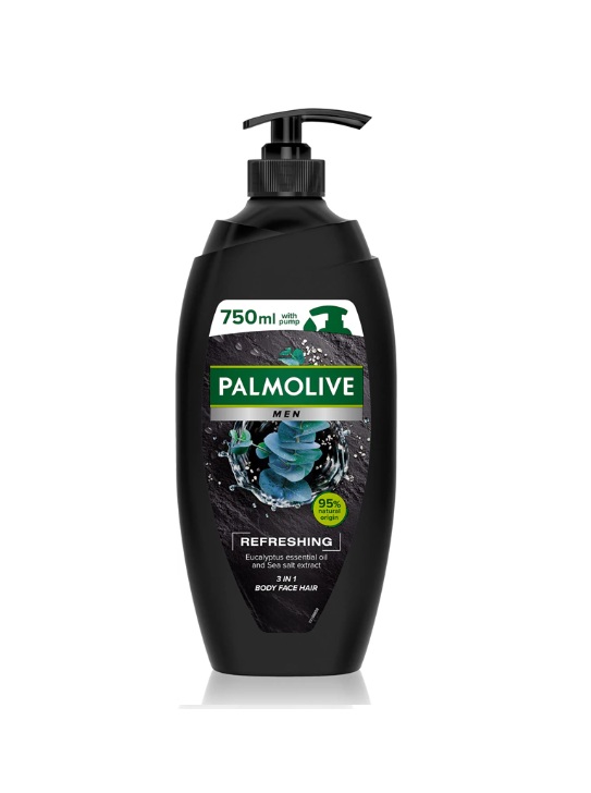 PALMOLIVE GEL DUS POMPITA 750ML MEN REFRESHING 