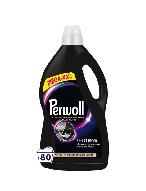 PERWOLL DETERGENT LICHID 4L RENEW BLACK FIBER 80SPALARI 