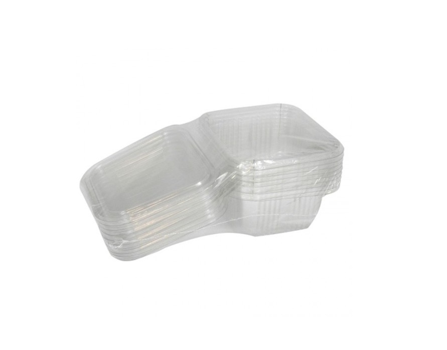 SAFIR CASEROLE PLASTIC TRANSPARENT 2000GR 10BUC/SET 