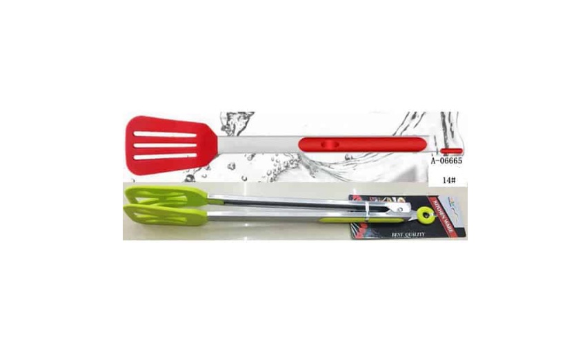 CLESTE BUCATARIE INOX SILICON 34CM WEI A-06665 