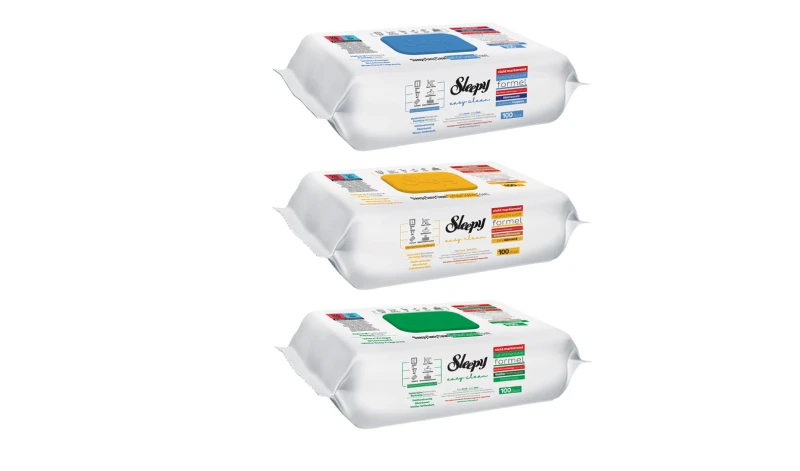 Pachet promo 3 X Servetele Umede Sleepy Easy Clean Multisuprafete, 3 X 100 Buc