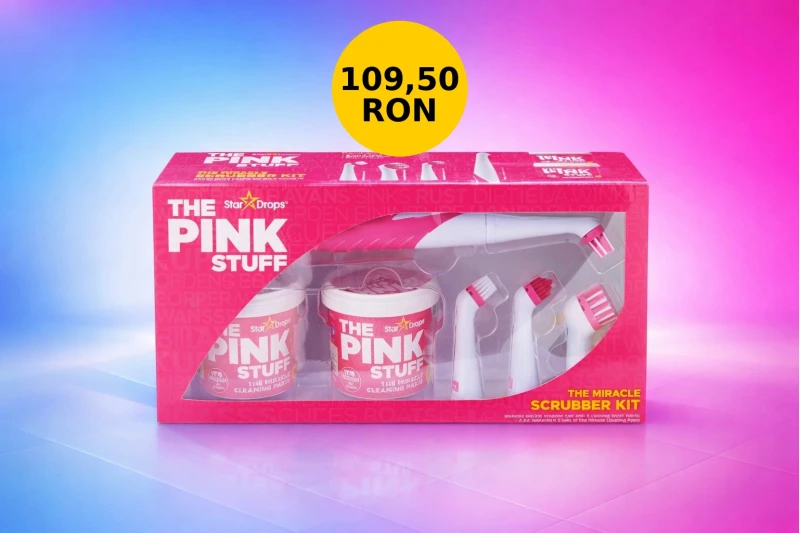Pachet The Pink Stuff Scrubber Kit Universal