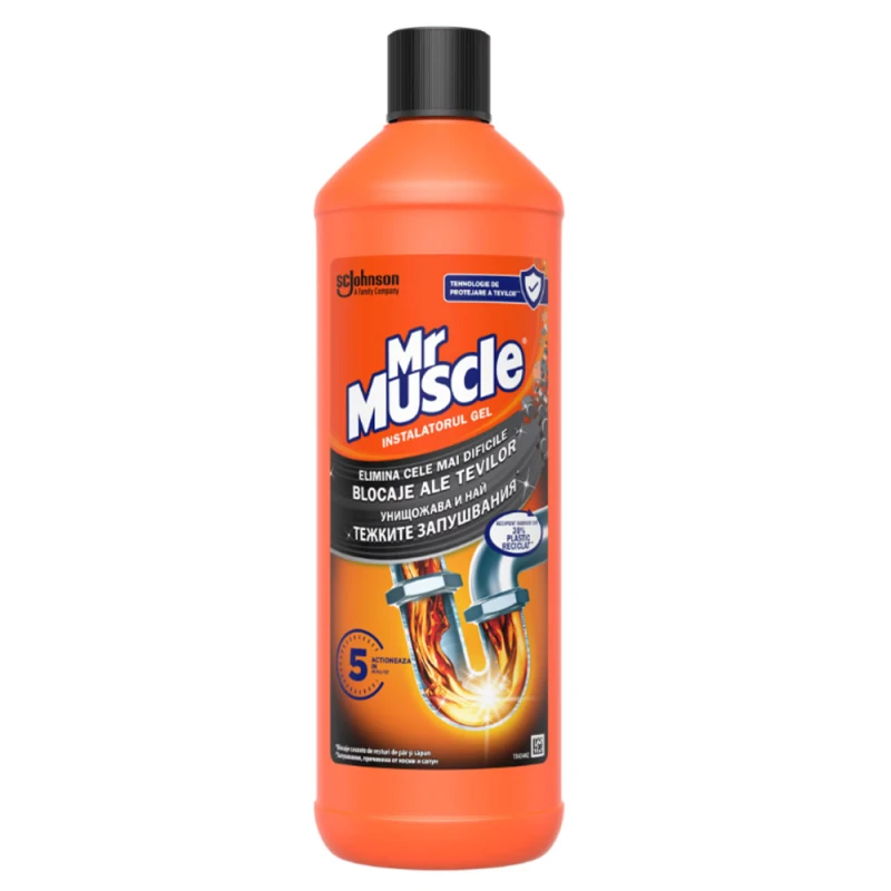 Solutie Desfundat Gel Mr Muscle 1000ml