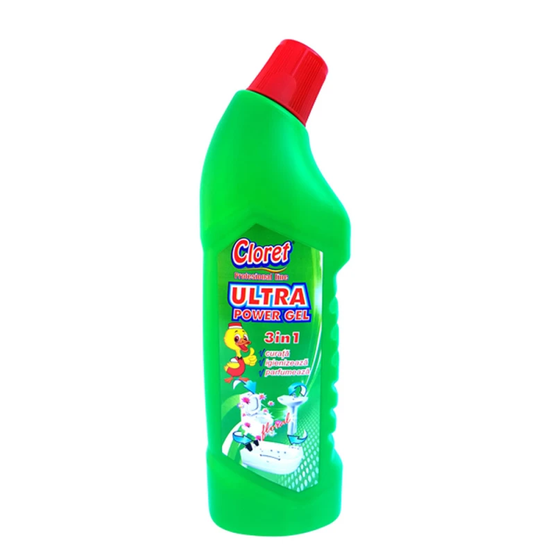 Solutie cu clor Ultra Power Wc Cloret Floral 750ml