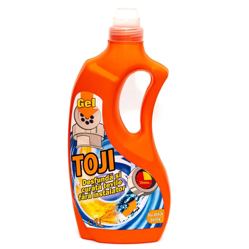 Solutie gel de desfundat tevi Toji 1000ml