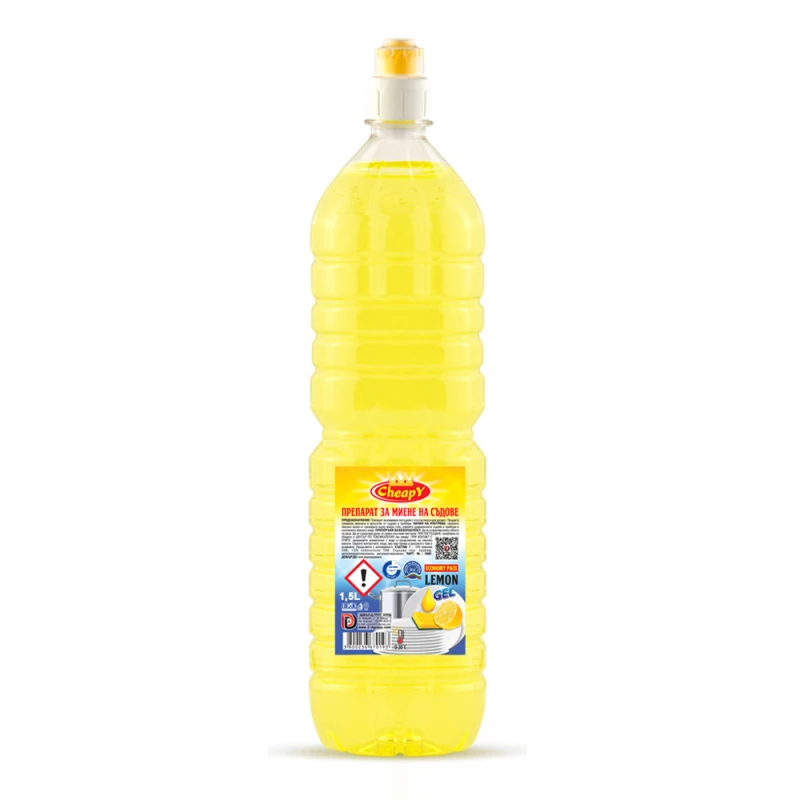 Detergent de Vase Economic Cheapy Lemon, 1.5 l