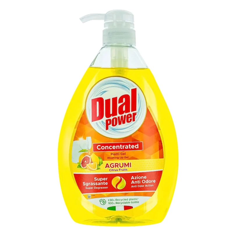 Detergent De Vase Dual Power Agrumi 1000ml