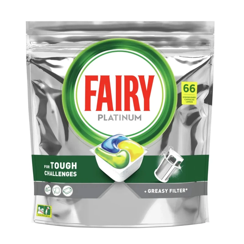 Capsule detergent Fairy Platinium Lemon 66buc