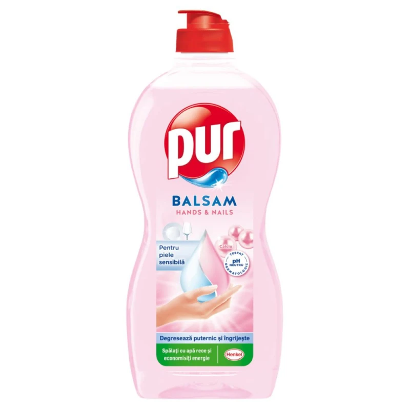 Detergent Lichid vase Pur Calcium 450ml
