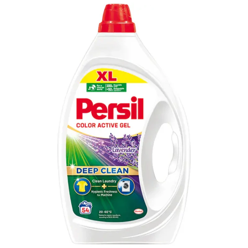 Detergent de Rufe Lichid Persil Active Gel Lavanda 54 de spalari 2.43L