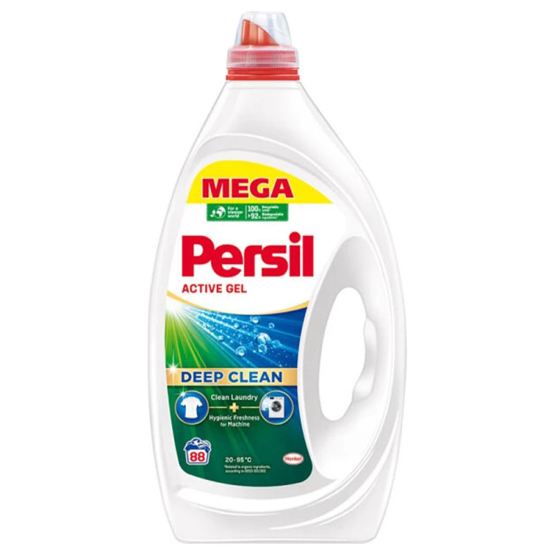 Detergent de Rufe Lichid Persil Color Active Gel 88 de spalari 3.96L