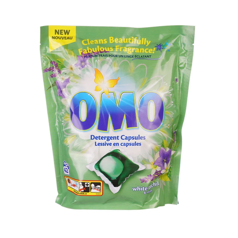 Detergent Capsule Omo White Orchid Mint 42 buc