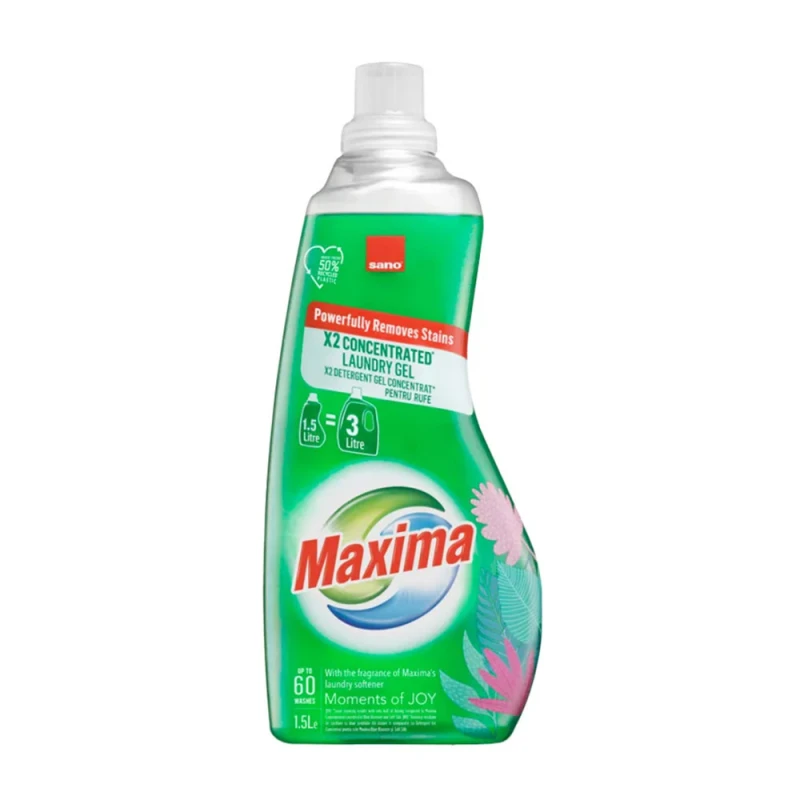 Detergent De Rufe Lichid Gel Sano Maxima Moments of Joy 60 spalari 1.5L
