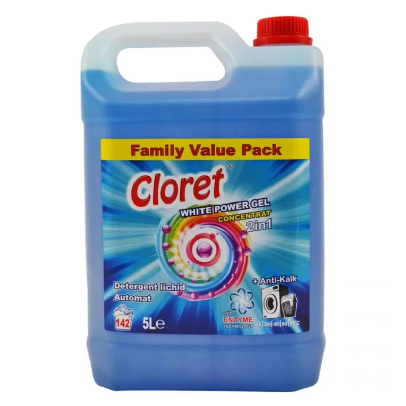 Detergent de Rufe Lichid Cloret Blue Power 5L