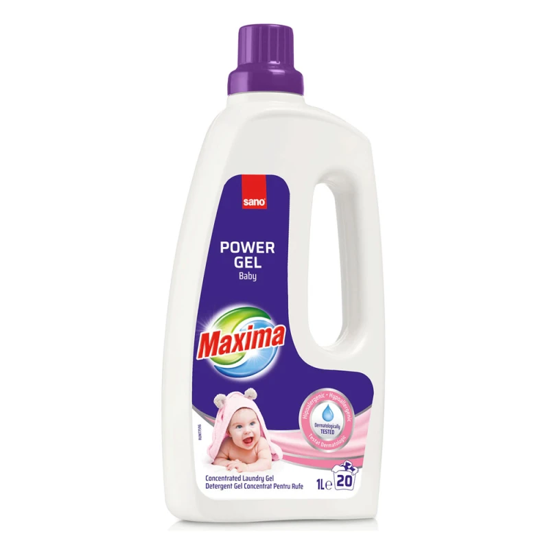 Detergent gel concentrat Sano Maxima Sensitive Baby 20 spalari 1000ml