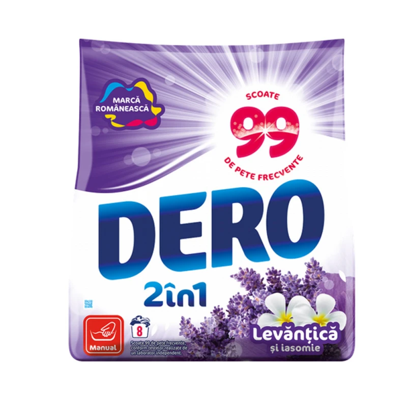 Detergent manual Dero Lavanda Iasomie 400g
