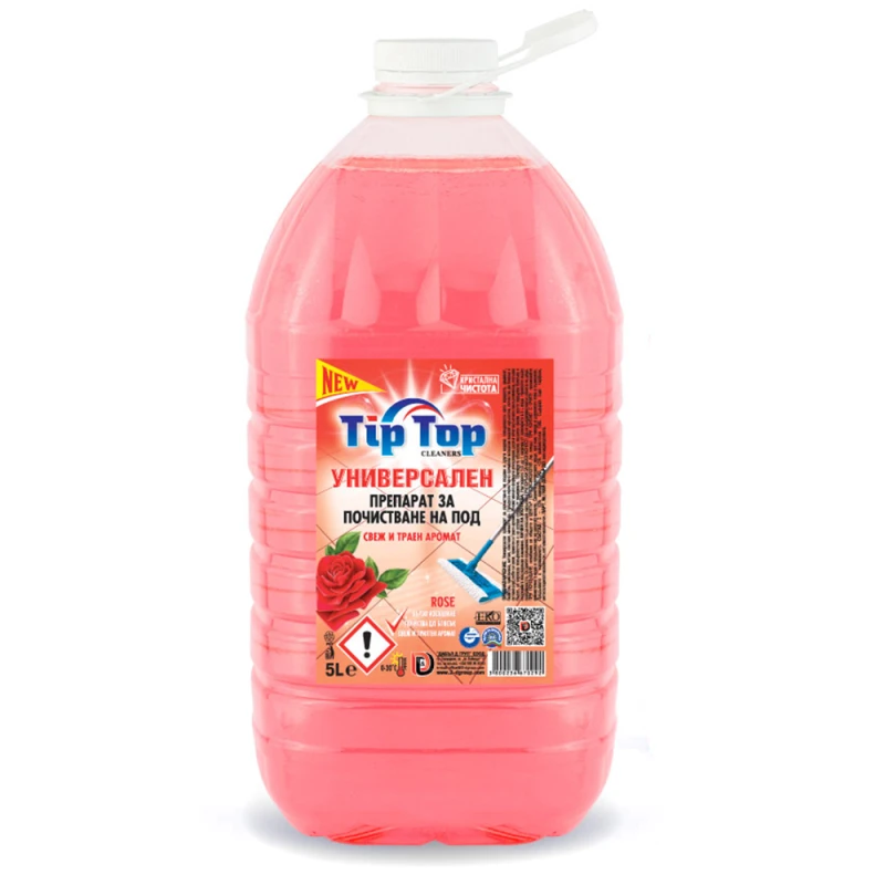 Detergent Universal pentru Pardoseli Tip Top Rose, 5 l