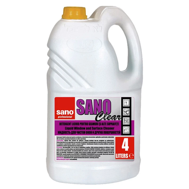 Detergent Geamuri Sano Clear 4L