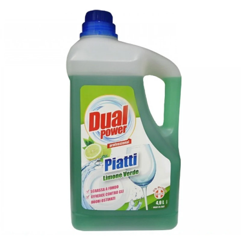 Detergent De Vase Profesional Dual Power Lamaie Verde 4.9L