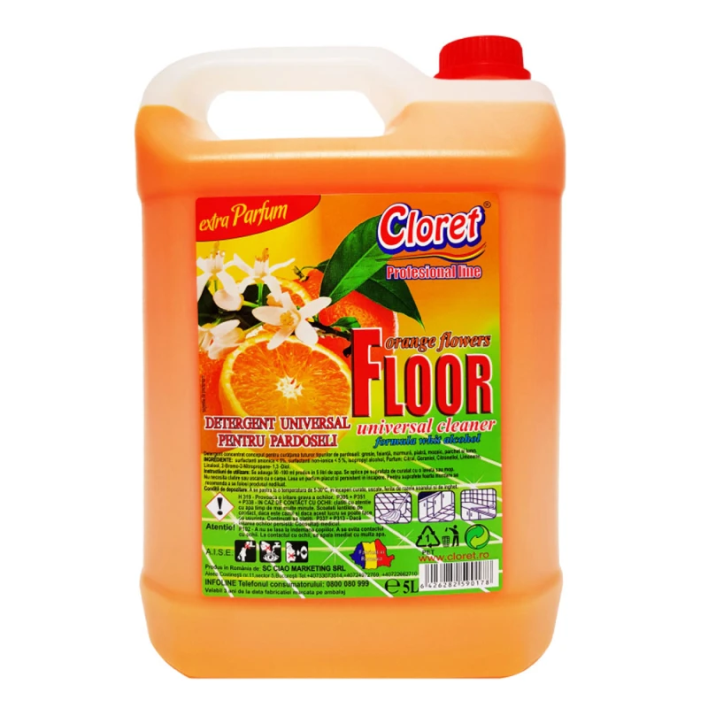 Detergent Pardoseli Cloret Orange 5L