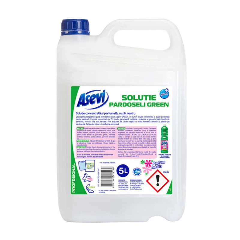 Solutie Pardoseli Asevi Green 5L