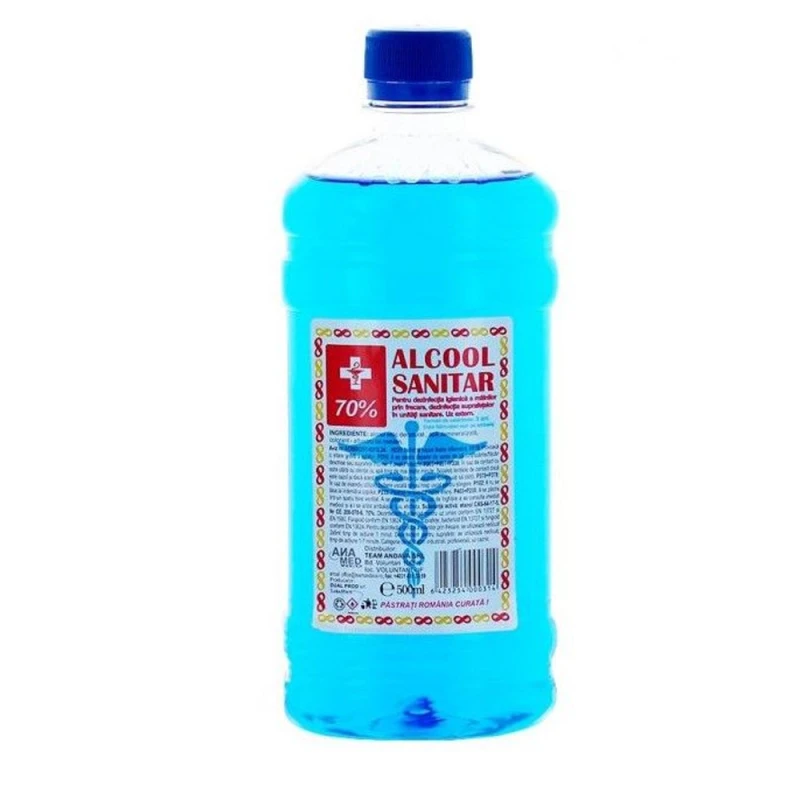 Alcool Sanitar Spirt uz extern Ana Med 70% 500ml