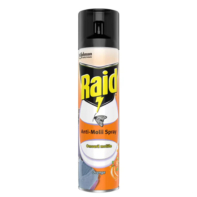 Spray insecticid anti-molii Raid Orange 400ml