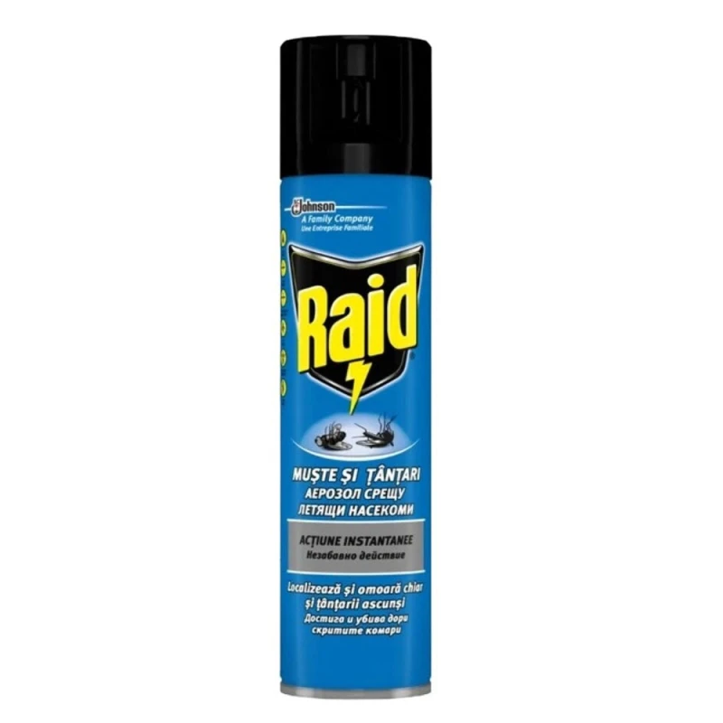 Spray insecticid muste si tantari Raid 400ml