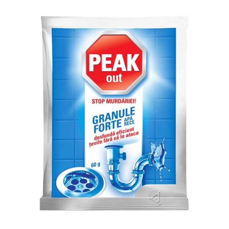 Granule desfundat chiuveta apa rece Peak 60g
