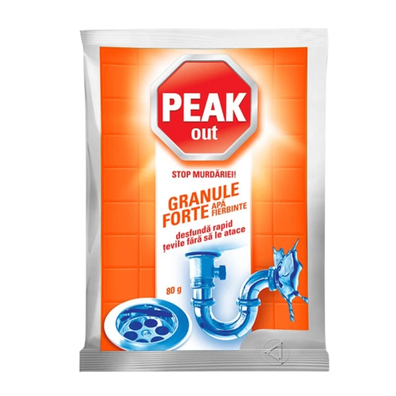 Granule desfundat chiuveta apa Fierbinte Peak 80g