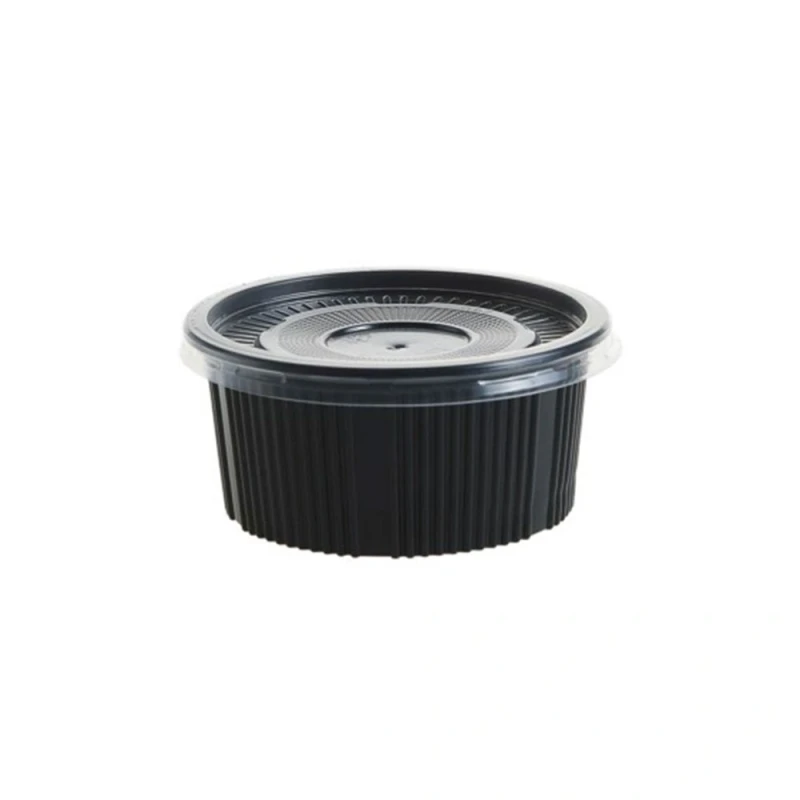 Bol de unica folosinta din plastic cu capac pentru supa Clino 12OZ 350ml 25buc/set