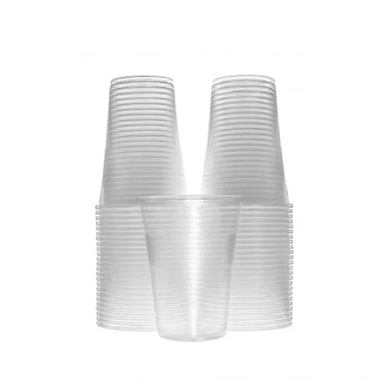 Pahar plastic de unica folosinta transparent Safir 400ml 50buc/set