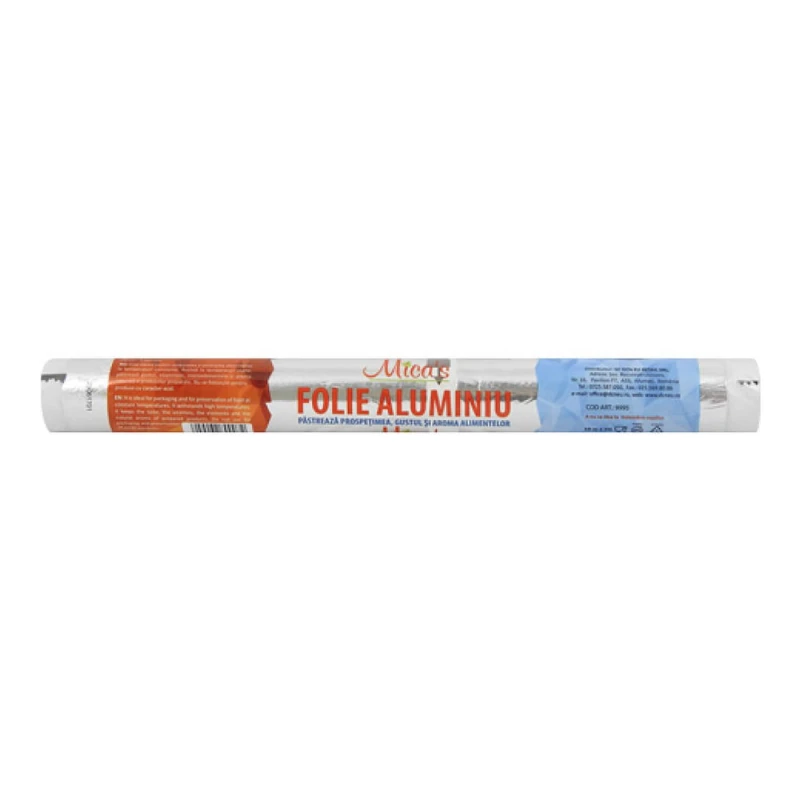 Folie alimentara aluminiu Micas 10m