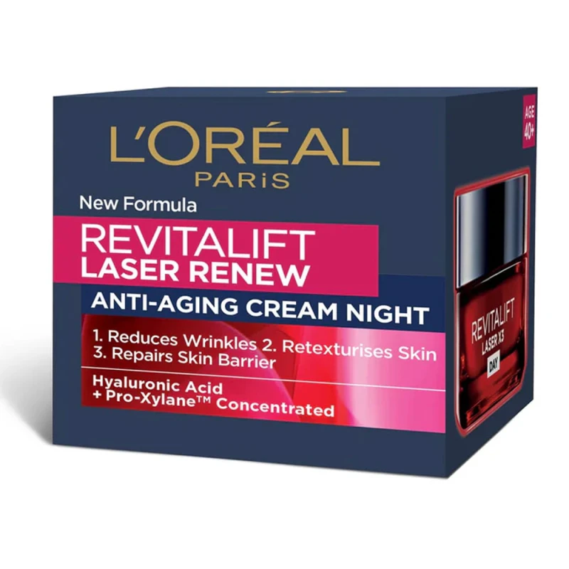 Crema de noapte anti-rid L'Oreal Revitalift Laser RETINOL SI NIACINAMIDA 50ml