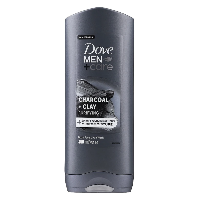 Gel Dus Dove Men Elements Charcoal Clay 400ml