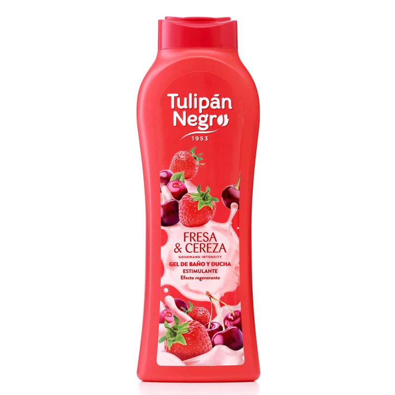 Gel Dus Tulipan Negro Fresa Cereza 650ml